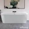 Image de Tellkamp Solitär Wall Baignoire balnéo murale avec habillage, W100-277-00-A/CRWM,