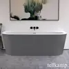 Image de Tellkamp Solitär Wall Baignoire murale avec habillage, 0100-277-00-A/WMWMCM,