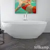 Image de Tellkamp Neon Baignoire balnéo ovale en îlot, W100-289-0B-A/CRWM,