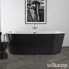 Image de Tellkamp Solitär Baignoire ovale en îlot, 0100-082-SB-A/CRSW,
