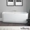 Image de Tellkamp Koeko Baignoire semi-îlot avec habillage, 0100-240-SB-A/CR,