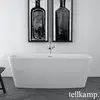 Image de Tellkamp Arte Baignoire rectangulaire en îlot, 0100-254-00-A/CRWM,