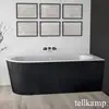Image de Tellkamp Pio Baignoire balnéo d’angle avec habillage, W100-055-0B-L-AUF/WGSW,