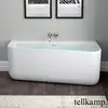 Image de Tellkamp Koeko Baignoire balnéo murale avec habillage, W100-240-S0-A/CRWM,