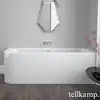 Image de Tellkamp Thela Baignoire balnéo d’angle avec habillage, W100-247-0B-A/WG,