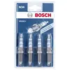 Image de BOSCH Jeu de 4 bougies d'allumage pour PEUGEOT: 207, 307, 206, 1007 & RENAULT: Kangoo, Clio, Twingo, Thalia, Modus, Mégane (Ref: 0 242 129 800)