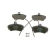Image de BOSCH Jeu de garnitures de frein, frein à disque 0986494056 Compatible avec: RENAULT ESPACE II