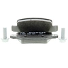 Image de BOSCH Plaquettes de frein X4 pour MERCEDES-BENZ: Classe A, Vaneo, Classe B (Ref: 0 986 494 023)
