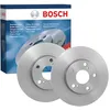 Image de Jeu de disques de frein Bosch BD550 - Disques ventilés 275 mm haute teneur carbone - Essieu avant - Certifié ECE-R90 - Refroidissement amélioré, fading réduit, protection anticorrosion - 2 disques