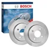 Image de Jeu de disques de frein Bosch BD284 - Disques ventilés 252.7 mm haute teneur carbone - Essieu arrière - Excellent refroidissement et réduction du bruit, protection anticorrosion avancée - 2 disques
