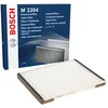 Image de Bosch M2204 Filtre d’Habitacle Standard, Filtre de Remplacement - Contre le Pollen et la Poussière pour un air plus Propre à l'Intérieur du Véhicule