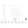 Image de BOSCH Disques de frein pour TOYOTA: Avensis (Ref: 0 986 479 656)