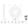Image de BOSCH Disques de frein pour MITSUBISHI: L200, Montero & FIAT: Fullback (Ref: 0 986 479 704)