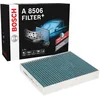 Image de Bosch A8506 - Filtre d'habitacle anti-odeurs et anti-bactérien Filter+ - filtre à poussière et à pollen