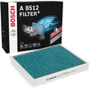 Image de Bosch A8512 - Filtre d'habitacle anti-odeurs et anti-bactérien Filter+ - filtre à poussière et à pollen