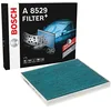 Image de Bosch A8529 - Filtre d'habitacle anti-odeurs et anti-bactérien Filter+ - filtre à poussière et à pollen