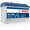 Image de Bosch S4 E08 Batterie Auto 70 A/h - 760 A - Batterie 12 V, EFB Plomb-acide pour Véhicules avec Système Start/Stop, Polarité Gauche (-) Droite (+), 278 x 175 x 190 mm