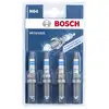 Image de BOSCH Jeu de 4 bougies d'allumage pour PEUGEOT: 207, 307, 206, 1007 & RENAULT: Kangoo, Clio, Captur, Mégane, Scénic, Twingo (Ref: 0 242 135 811)