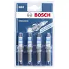 Image de BOSCH Jeu de 4 bougies d'allumage pour CITROËN: C3, DS3, C-Elysée, C1, C3 Aircross, C4 Cactus & PEUGEOT: 208, 301, 108, 2008, 308 (Ref: 0 242 129 806)