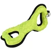 Image de EBI, Jouet pour Chien Tug-o-War tressé - Y 31x15,5x15 cm Jaune, Très résistant et Ultra Robuste, Mousse EVA de qualité enduite de Tissu Oxford, avec Squeaker, Tissu avec Motifs 3D