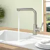 Image de Villeroy & Boch Modern Steel Mitigeur de cuisine, basse pression, pivotant, 966811LC,