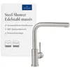 Image de Villeroy & Boch Steel Shower robinetterie cuisine, 270mm   Acier Inoxydable