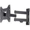 Image de Hama Support mural TV FULLMOTION inclinable et pivotant pour TV écran plat entre 48 cm et 122 cm (19" à 48"), jusqu'à 20 kg de charge supportée, VESA 200x200, Noir
