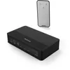 Image de Hama Switch HDMI 4K (Commutateur Multiprises 3 Entrées vers 1 Sortie, Multiviewer Aluminium avec Télécommande, Splitter Xbox PS4 TV Stick Box Chromecast Lecteur DVD vers Projecteur TV Écran) Noir