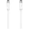 Image de Hama 00205049 Câble coaxial 75   blanc 1 pc(s)