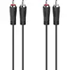 Image de Câble de raccordement Hama 00205257 Cinch-RCA audio [2x Cinch-RCA mâle - 2x Cinch-RCA mâle] 1.5 m noir