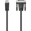 Image de Hama HDMI / DVI Câble adaptateur Fiche mâle HDMI-A, Fiche mâle DVI-D 18+1 pôles 1.50 m noir 00205018 Câble HDMI