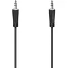 Image de Hama Câble Audio Jack 3.5mm Male Male, 1.5m, Câble Auxiliaire Stéréo, Noir
