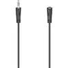 Image de Rallonge Hama 00205120 Jack audio [1x mâle anglaise - 1x Jack femelle 3.5 mm] 3 m noir