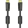 Image de Câble de raccordement Hama HDMI Fiche mâle HDMI-A, Fiche mâle HDMI-A 10.00 m noir 00205009 4K UHD Câble HDMI