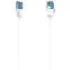 Image de Hama 00200689 RJ45 Câble réseau, câble patch CAT 6a U/UTP 1.5 m blanc extrêmement fin 1 pc(s)