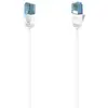 Image de Hama 00200690 RJ45 Câble réseau, câble patch CAT 6a U/UTP 3 m blanc extrêmement fin 1 pc(s)