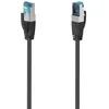 Image de Hama Câble Réseau RJ45 (Câble Ethernet Cat 6a, 10 Gbit/s, blindé S/FTP, 15m, Garantie 10ans, Idéal pour PC, ordinateur portable, téléviseur, console de jeux, routeur, commutateur, hub) Noir