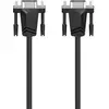 Image de Câble de raccordement Hama VGA Fiche mâle VGA 15 pôles, Fiche mâle VGA 15 pôles 1.50 m noir 00200707 avec manchon de protection contre les pliages Câble VGA