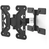 Image de Hama Support mural TV FULLMOTION "Ultraslim" pour TV écran plat entre 48 cm et 122 cm (19" à 48"), pivotant et inclinable, jusqu'à 20 kg de charge supportée, VESA 200x200, 1 bras, Noir