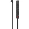Image de Hama Multiprise, 5 Prises, USB-A 17 W, Interrupteur, 1,4 m, Noir