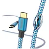 Image de Hama Câble USB-C à USB-C Reflective (Câble de Connexion USB-C, Câble de Charge PD USB type C, Câble de Données 480 Mbit/s, 1.5 m, pour MacBook Pro,iPad,ChromeBook,Samsung Galaxy S21) Bleu