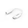 Image de Hama 00201524 USB-C® audio Adaptateur blanc