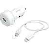 Image de Hama Station de charge pour voiture 20.00 W USB-C® mâle Power Delivery blanc pour voiture chargeur rapide