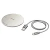 Image de Hama Chargeur sans Fil 10 W QI-FC10 métal (Chargeur Induction Compatible iPhone 12/11 /11 Pro/XS/XS Max/XR/X /8/8 Plus, Samsung Galaxy S10 /S9 /S9 + /S8 /S8 + /S6,Universal Qi Charging Pad) Blanc