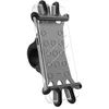 Image de Hama Support Téléphone Vélo Flexible (Porte téléphone pour VTT, Moto, Trottinette, pr Smartphone jusq. 6-8cm larg. et 13-15cm Haut, Support Universel pour Guidon) Noir