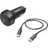 Image de Hama Station de charge pour voiture 25.00 W USB-C® mâle Power Delivery noir pour voiture USB Power Delivery (USB-PD)