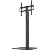 Image de Hama Support TV Autoportant Pivotant Hauteur Réglable Garantie 10 Ans (Pied TV à Poser 32" à 65", 165cm 35kg Max, Orientable 60°, VESA 400x400 Max, Materiel de Montage) Noir