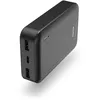 Image de Hama Pocket 10 - Batterie Externe [Power Bank 10 000mAh] [Batterie Portable USB C Fast Charge], Compatible avec Les iPhones Samsung et Bien Plus - Gris Anthracite