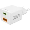 Image de Hama Chargeur USB 30.00 W 1x USB-A, 1x USB-C® Power Delivery blanc intérieure USB Power Delivery (USB-PD)