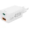 Image de Hama Chargeur USB 45.00 W 1x USB-A, 1x USB-C® Power Delivery blanc intérieure USB Power Delivery (USB-PD)